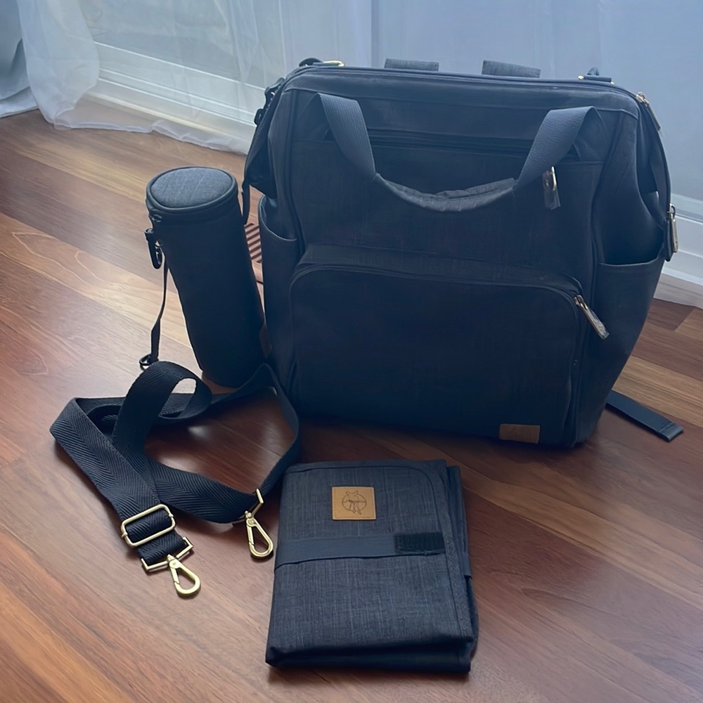 Lassig Goldie backpack diaper bag